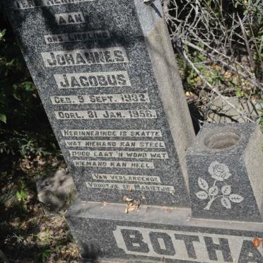 BOTHA Johannes Jacobus 1932-1956