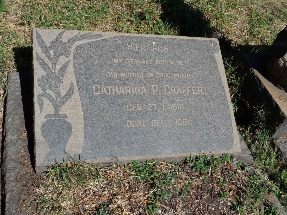 CRAFFERT Catharina P. 1918-1961