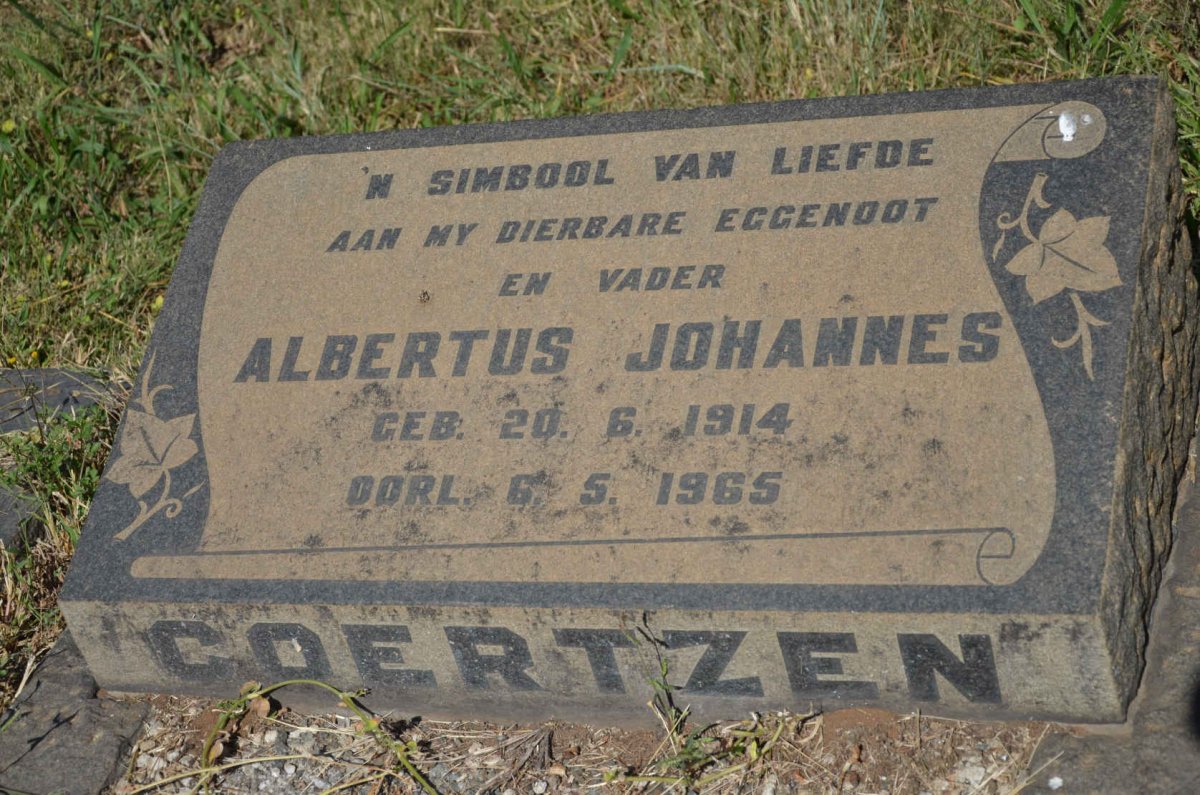COERTZEN Albertus Johannes 1914-1965