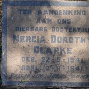 CLARKE Mercia Dorothy 1941-1941