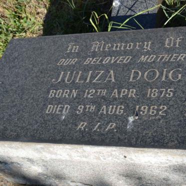 DOIG Juliza 1875-1962