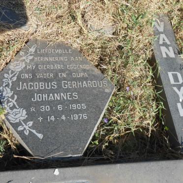 DYK Jacobus Gerhardus Johannes, van 1905-1976