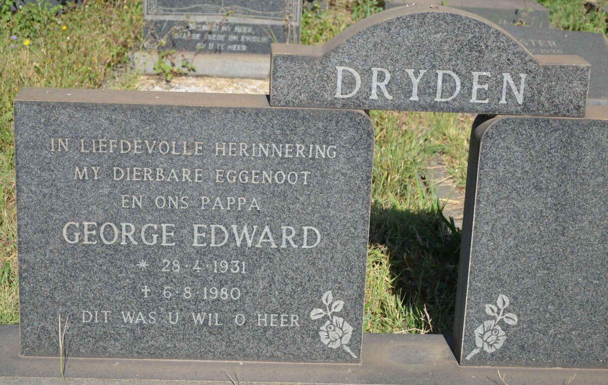 DRYDEN George Edward 1931-1980