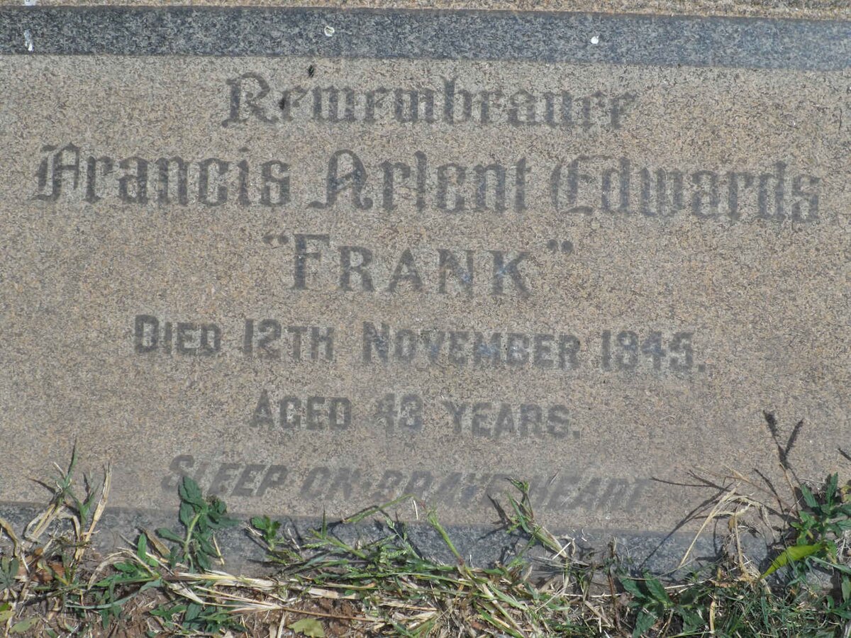 EDWARDS Francis Arlent -1945