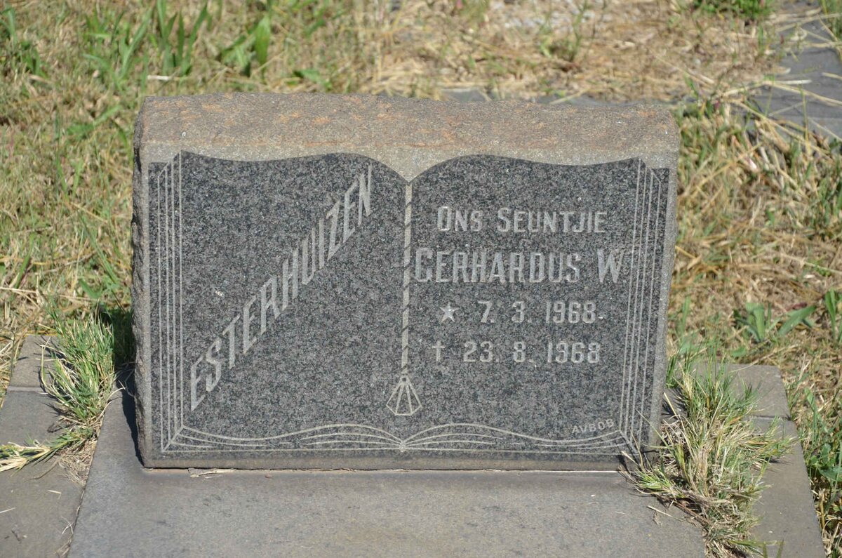 ESTERHUIZEN Gerhardus W. 1968-1968