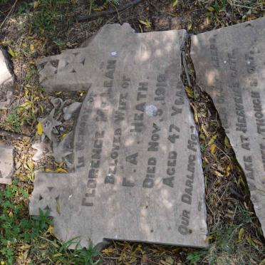 HEATH Florence McLean -1919