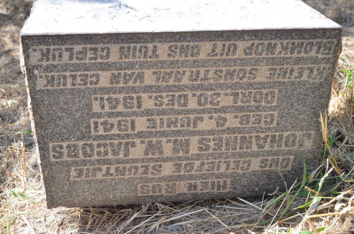 JACOBS Johannes M.W. 1941-1941