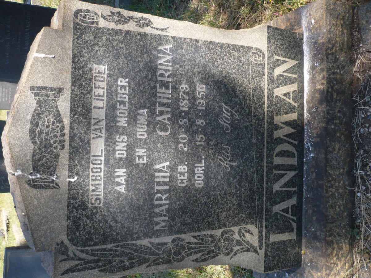 LANDMAN Martha Catherina 1879-1956