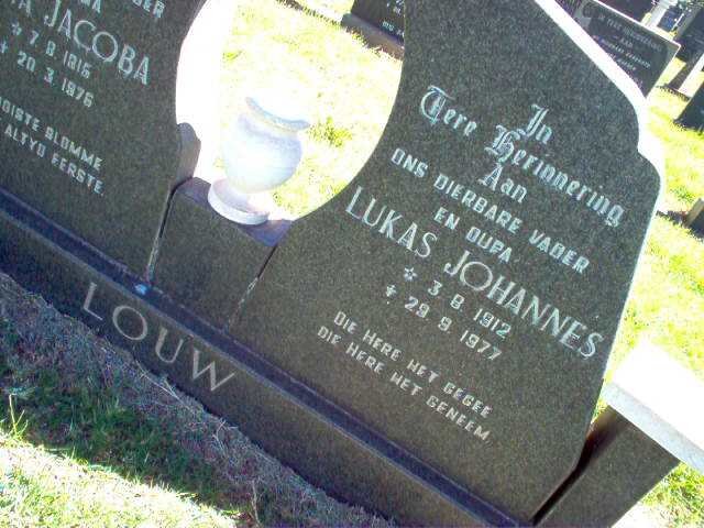 LOUW Lukas Johannes 1912-1977