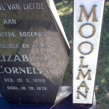 MOOLMAN Elizabeth Cornelia 1899-1975