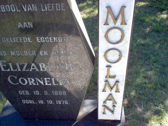 MOOLMAN Elizabeth Cornelia 1899-1975