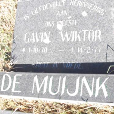 MUIJNK Gavin Wiktor, de 1970-1977
