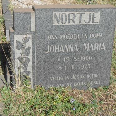 NORTJE Johanna Maria 1900-1975