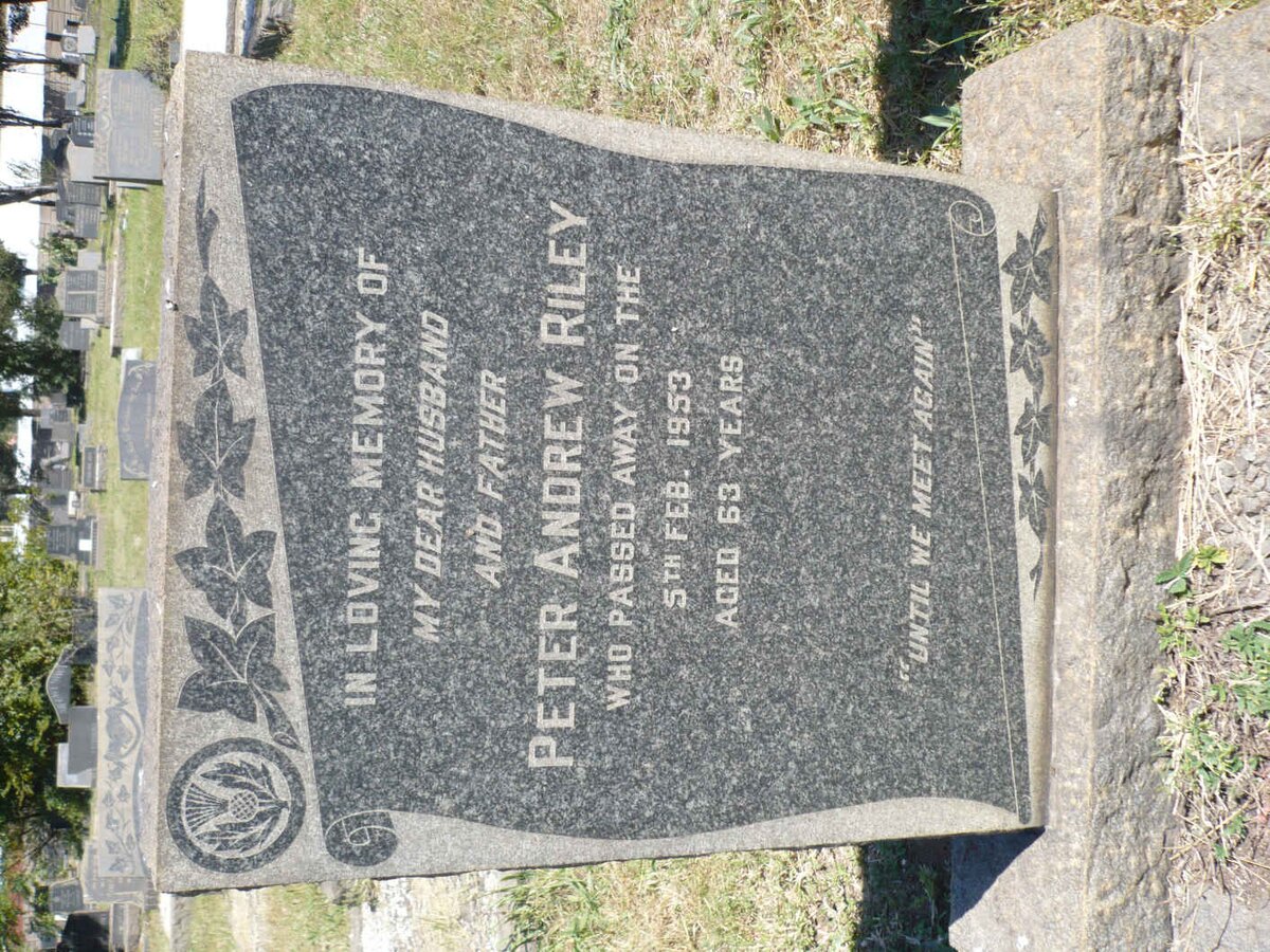 RILEY Peter Andrew -1953