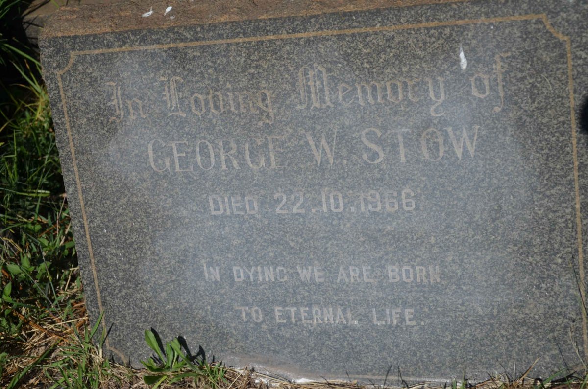 STOW George W. -1966