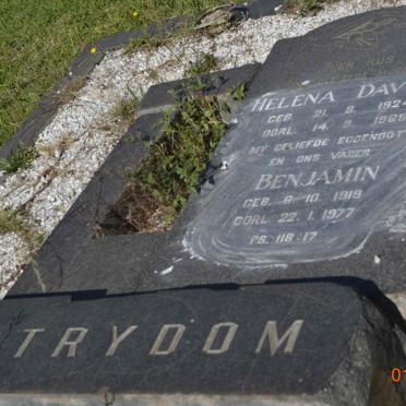 STRYDOM Benjamin 1919-1977 &amp; Helena Davina 1924-1965
