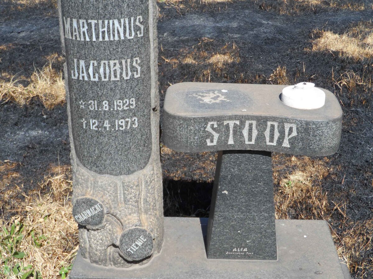 STOOP Marthinus Jacobus 1929-1973