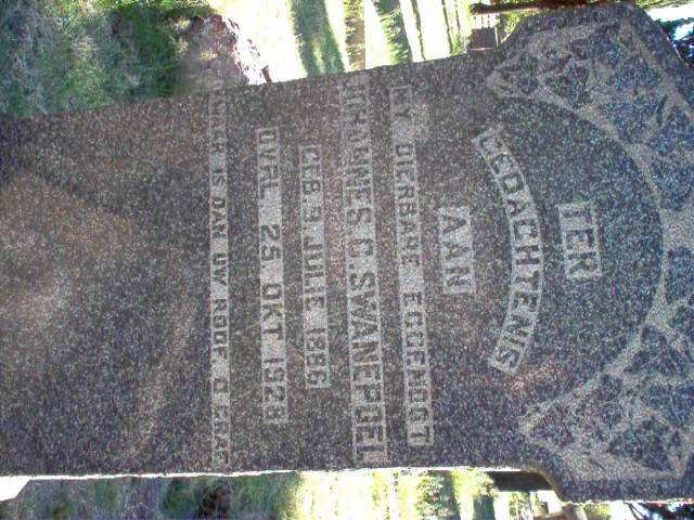 SWANEPOEL Johannes G. 1886-1928