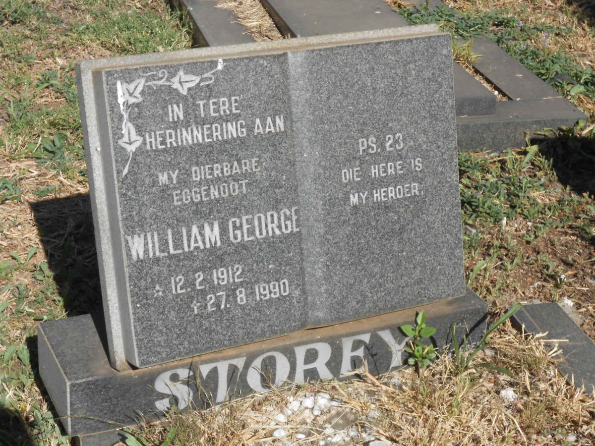 STOREY William George 1912-1990