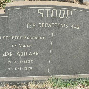 STOOP Jan Adriaan 1922-1970