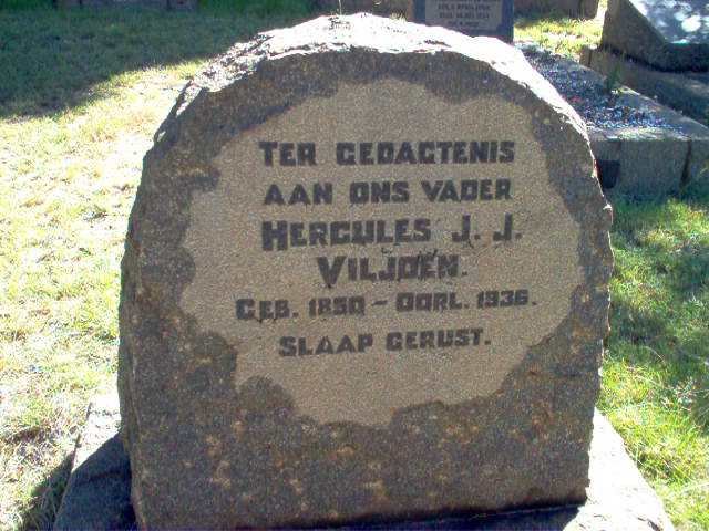 VILJOEN Hercules J.J. 1850-1936