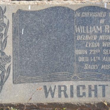 WRIGHT William Robert 1878-1953