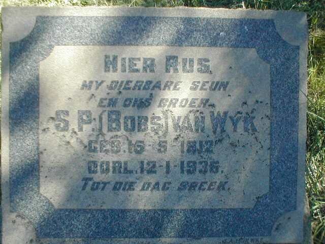 WYK S.P., van 1912-1936