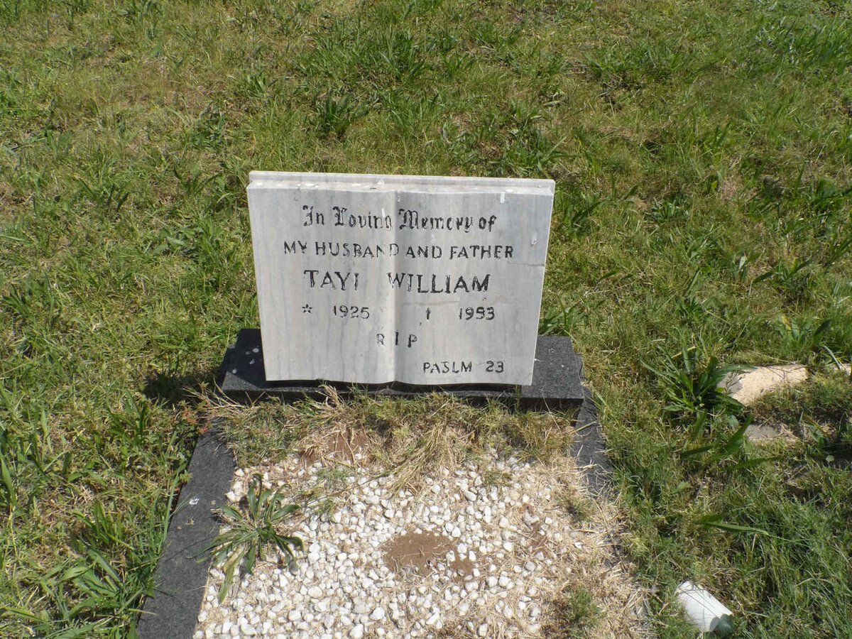 WILLIAM Tayi 1925-1993