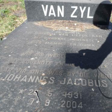 ZYL Johannes Jacobus, van 1931-2004