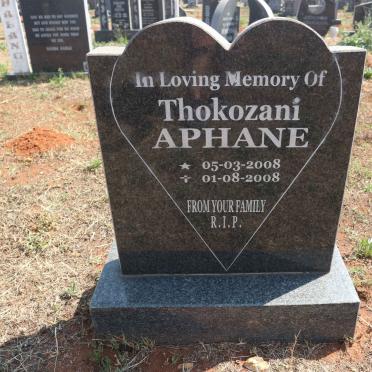APHANE Thokozani 2008-2008