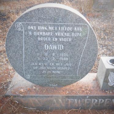 ANTWERPEN Dawid, van 1935-1998