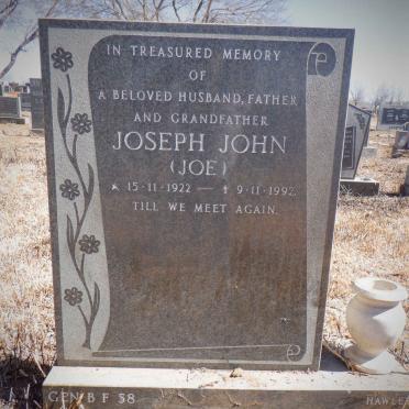 ASHTON Joseph John 1922-1992