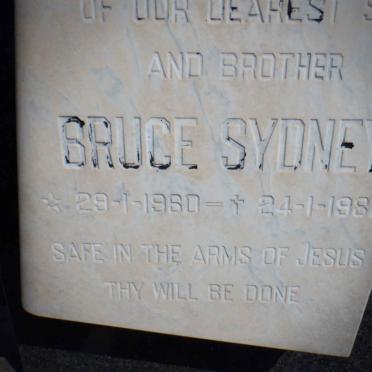 ANDERSON Bruce Sydney 1960-1962