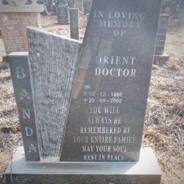 BANDA Orient Doctor 1966-2002