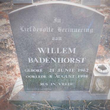 BADENHORST Willem 1962-1998