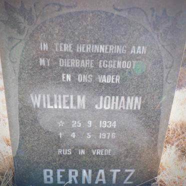 BERNATZ Wilhelm Johann 1934-1976