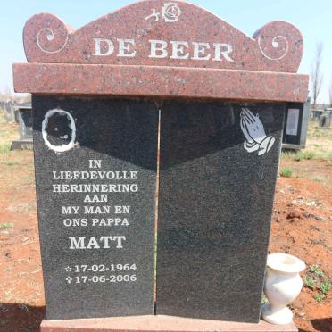 BEER Matt, de 1964-2006
