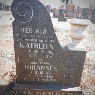 BERG Johannes 1911-1993 &amp; Kathleen 1912-1972