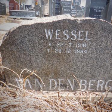 BERG Wessel, van den 1916-1994