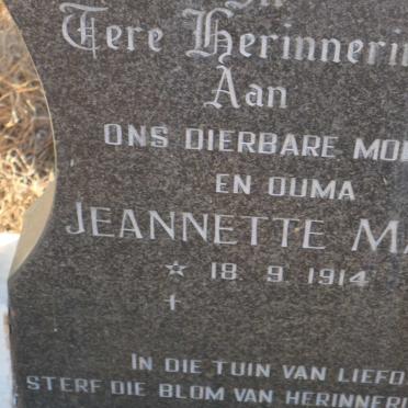 BERNHARD Pieter Jacobus E.C. 1915-1976 &amp; Jeanette Maria 1914-