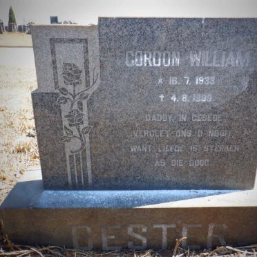 BESTER Gordon William 1933-1989