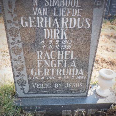 BEER Gerhardus Dirk, de 1913-1991 &amp; Rachel Engela Gertruida 1916-1994