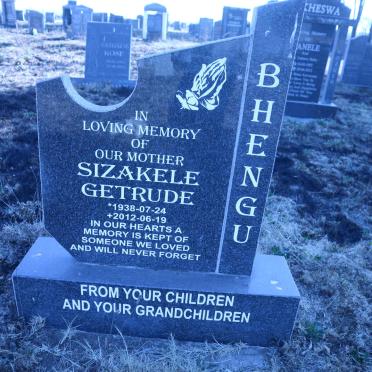 BHENGU Sizakele Getrude 1938-2012