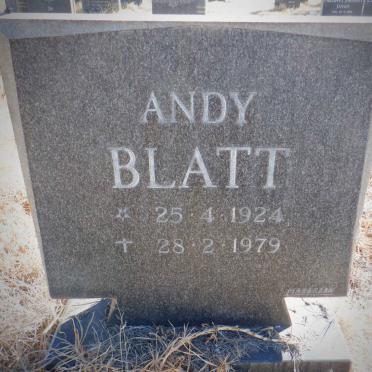 BLATT Andy 1924-1979