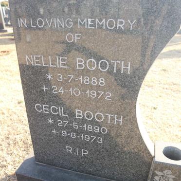 BOOTH Cecil 1890-1973 &amp; Nellie 1888-1972