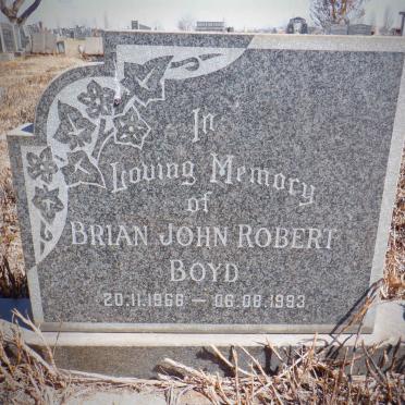 BOYD Brian John Robert 1966-1993