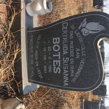 BOTES Gertruida Susanna 1916-1993