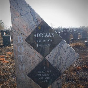 BOTHA Adriaan 1953-2001