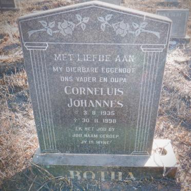 BOTHA Cornelius Johannes 1935-1998