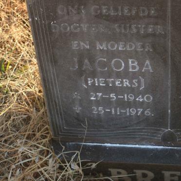 BREET Jacoba nee PIETERS 1940-1976